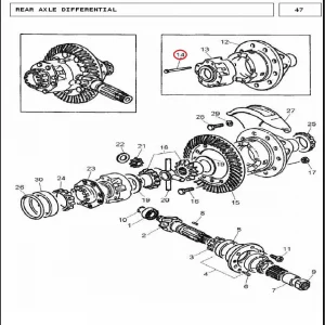 BOLT DIFF. CASE(10040 – 1882232)