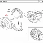 DRUM BRAKE MF240(10104 - 1827707)