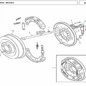 SCREW 1/4-20 L. 6.3 (Drum Brake)(10289 – 110289)