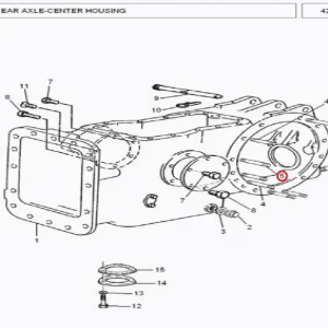 STUD AXLE HSNG. 1/2-13 UNC(P.DIA)(103013 – 1103013)