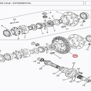 CROWN WHEEL MF/360-375-385(103099 – 11688760)