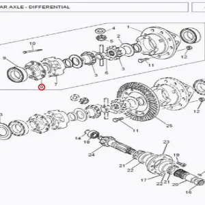 CAP DIFF. COUPLING MF375.385(103121 – 1898712L)