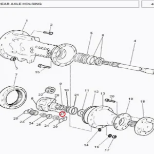 SHAFT PLNTRY. PINION (POA 103000)(103309 – 1103309)