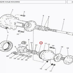 SEAL REDECTION -REAR)(103333 – 13699800)