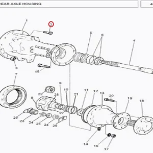 LH AXLE HOUSING 260/375/385(103480 – 13759144)
