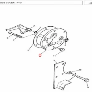 PLATE SIDE PTO  385(103655 – 11694094)
