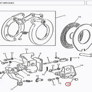 PIN CLEVIS BRAKE LEVER(105018 – 1105018)