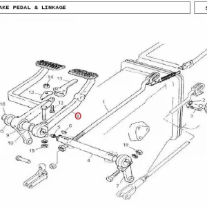BRAKE PEDAL LH MF/240,350,260(11028 – 11861172)