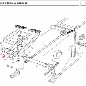BRAKE PEDAL RH MF/240,350,260(11065 – 11861171)