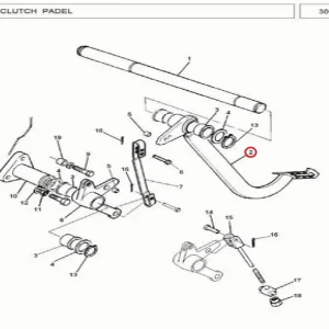PEDAL CLUTCH  385(113011 – 11696737)