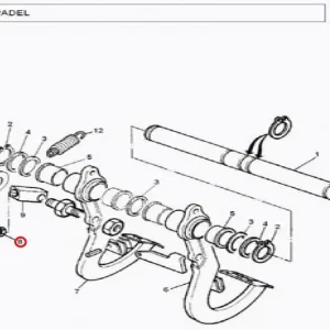 NUT MASTER CYL. ROD M8(113114 – 1113114)