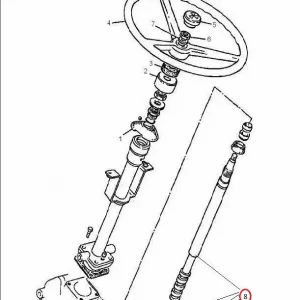 SHAFT WORM STEERING(11890727L – 16046)