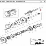 SHAFT BIG REVERCE(12004 - 1180445)