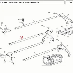 RAIL SHIFTER REV. / LOW MF-240(12085 – 11678867)
