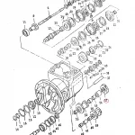 GEAR OUTPUT(121043 - 81200342391H)