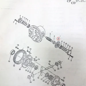 GEAR SPIRAL VEVEL(121059 – 81445322021H)