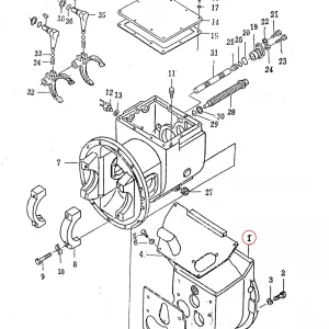 CASE TRANSMISSION(121061 – 81445342012H)