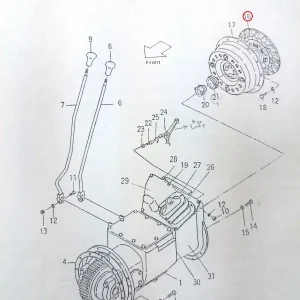 CLUTCH DISC ASSY.(121091 – 81563310221G)