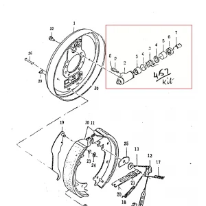 WHEEL CYLINDER ASSY (INC.2-9)(121124 – 82443376000H)