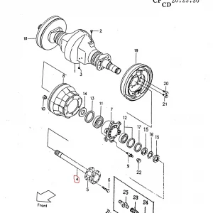 SHAFT DRIVE(121163 – 8A22J302011H)