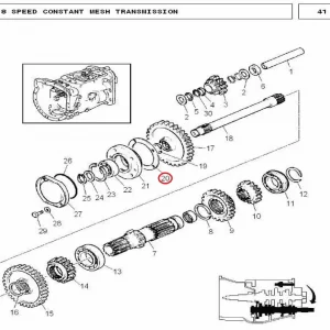 GASKET PTO BEARING. HOUSING(12129 – 112129)