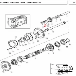 WASHER GEAR RETAIN ID25.91 OD30.48(12141 – 112141)