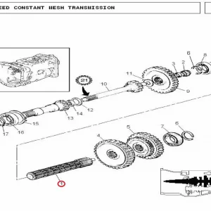 SHAFT MAIN 240/260(12144 – 11687643)