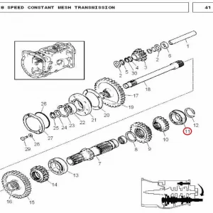 BEARING 6210NR GEAR BOX*(12154 – 13008252)