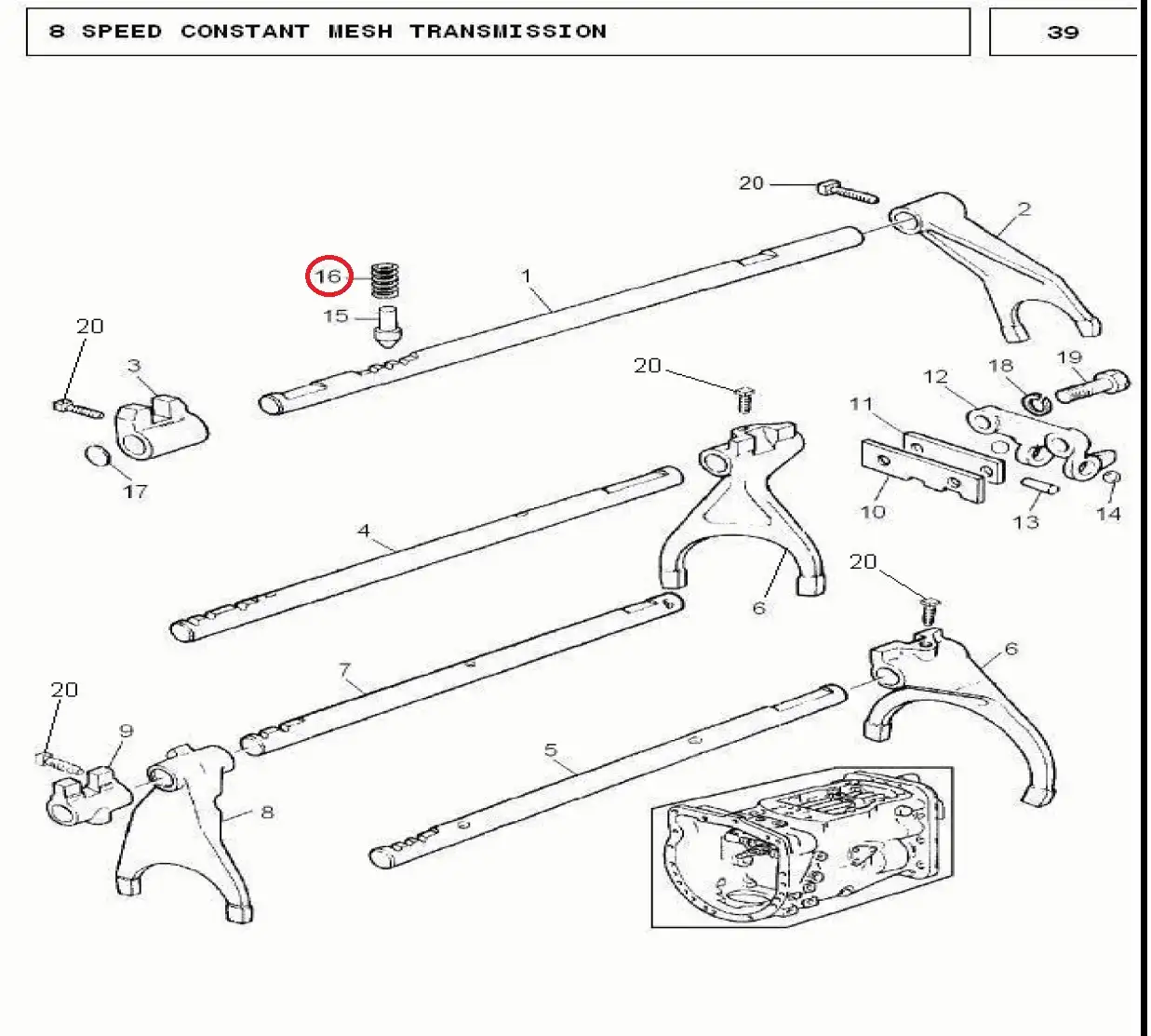 SPRING SHIFTER RAIL(12173 – 112173) – MTL PARTS