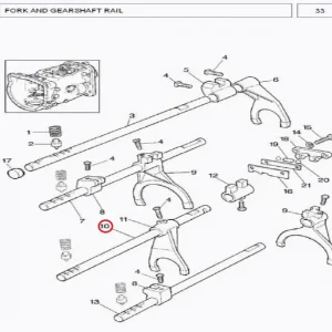 RAIL SHIFTER IST & REV(123260 – 11693814)