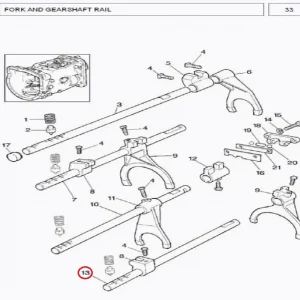 RAIL SHIFTER 2ND/3RD(123261 – 11693820)