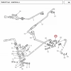 LEVER QUARANT CROSS SHAFT(13036 – 1897467)