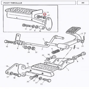 BOLT FOOT STEP 240. 7/16 – 14 UNC(13086)