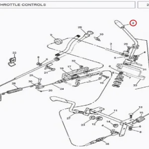 KNOB HAND THROTTLE(133007 – 13595259)