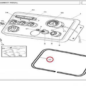 EDGING SEAL INSTRUMENT PANEL(233070 – 11694880)