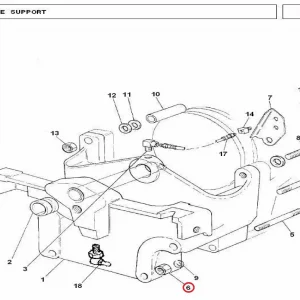 NUT M 16 (3019871) FRONT SUPPORT 240(14009 – 114009)
