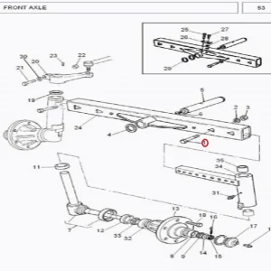 BOLT FRONT BEAM(14076 – 114076)