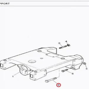BOLT M 16*135 (FRONT SUPPORT 385)(143010 – 13019869L)