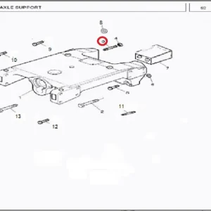STUD FRONT SUPPORT 385(143015 – 13019885)