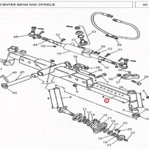 ASSY. ARM AXLE LH MF/375,385(143500 – 11696632L)
