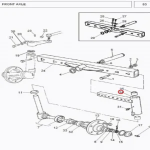 AXLE ARM LH MF260(145300 – 1145300)