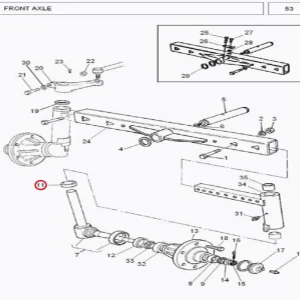 SPINDLE LH MF260 (145500 – 1145500)