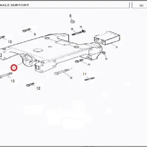 FRONT AXLE SUPPORT(148017 – 1148017)