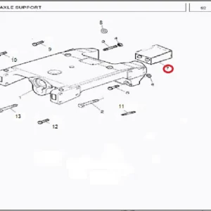 SPACER FRONT SUPPORT 350/360(148046 – 1148046)