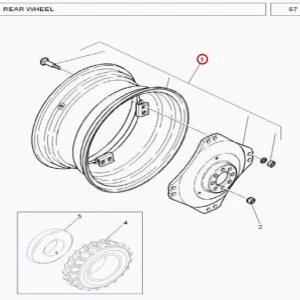 RIM REAR MF385(153001 – 11688556)