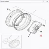 NUT R WHEEL(153010 - 1847417)