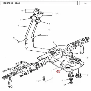 NUT STEERING BOX(16020 – 1768300)
