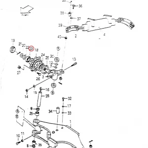 BEARING REAR WHEEL(161022 – 8Z7211H)