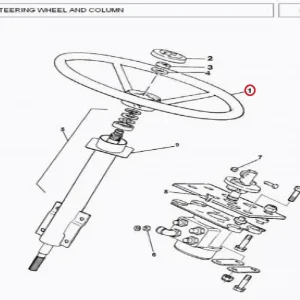 STEERING WHEEL 375(163123)