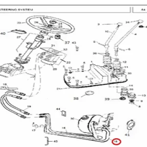 PIPE STEERING STEEL  FEED 350(168054 – 1168054)